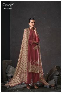 Ganga zenaida 5414 zubeda dress material wholesale